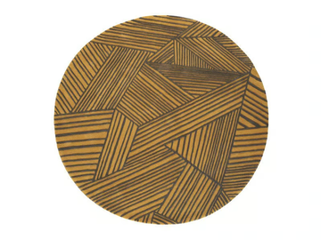INTRECCIO - Round wool rug with geometric shapes by Toulemonde Bochart - view 2
